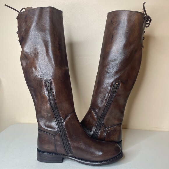 BED STU Manchester Distressed Tall Riding Boots BedStu Size 9 - Picture 5 of 16